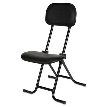 Alera® Alera Il Series Height-adjustable Folding Stool, Supports Up To 300 Lb, 27.5" Seat Height, Black freeshipping - TVN Wholesale